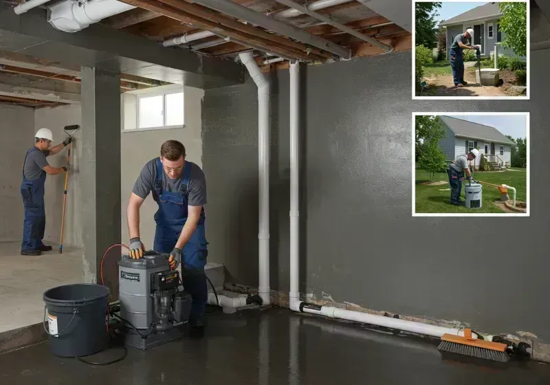 Basement Waterproofing and Flood Prevention process in La Center, KY